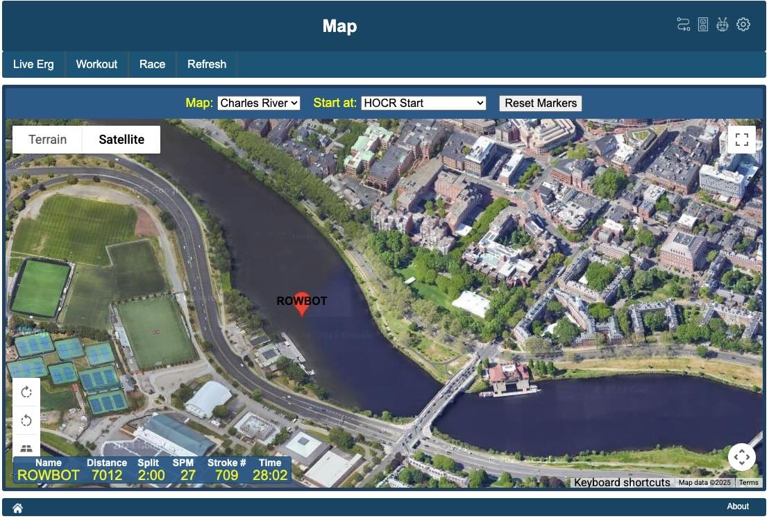 irowbot online rowing